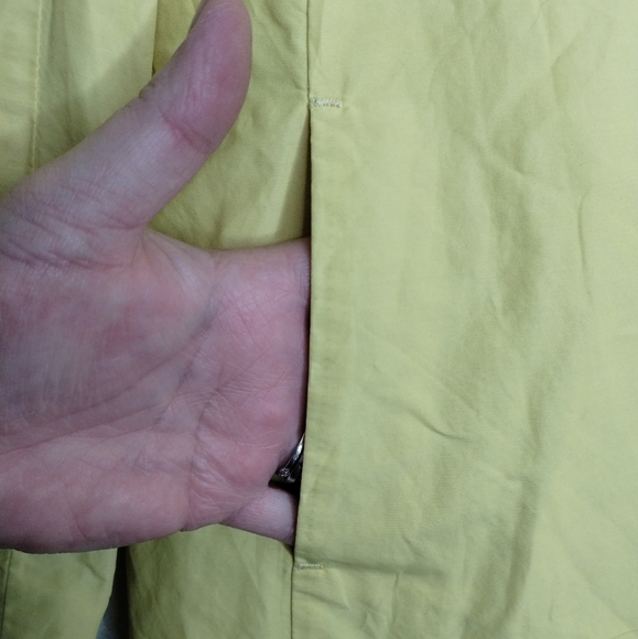 ‘S MaxMara Hooded Yellow Trench Rain Jacket Coat Women's Size 8 - Picture 2 of 12